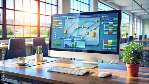 Wallpaper Mural Visualizing analytics to drive business process automation. Torontodigital.ca