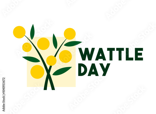 Wattle Day. The first day of September.