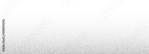 Stippled gradient texture. Fading grain dotted background. Sprayed grunge noise surface. Black dots, speckles, particles specks, dust, dots wallpaper. Subtle halftone gritty sand overlay. Vector