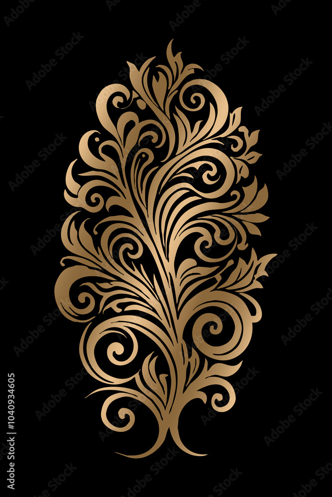 Luxurious golden botanical background. Printable wallpapers, covers, wall art, greeting card, wedding cards, invitations. Luxurious golden botanical background. Printable wallpapers, covers, wall art, greeting card, wedding cards, invitations.