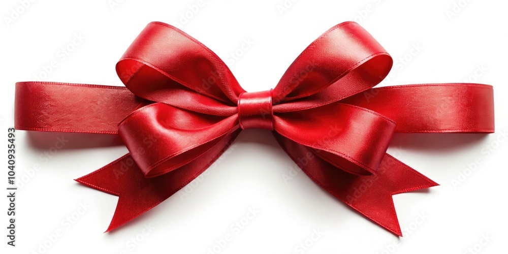 Red Holiday Flat Horizontal Ribbon Isolated on White Background for Festive Decorations, Gift Wrapping, and Seasonal Crafts, Perfect for Christmas and New Year Celebrations Red Holiday Flat Horizontal Ribbon Isolated on White Background for Festive Decorations, Gift Wrapping, and Seasonal Crafts, Perfect for Christmas and New Year Celebrations