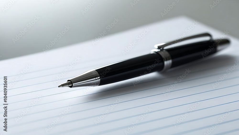 Documentation in Action: A Pen and Contract Ready for Completion