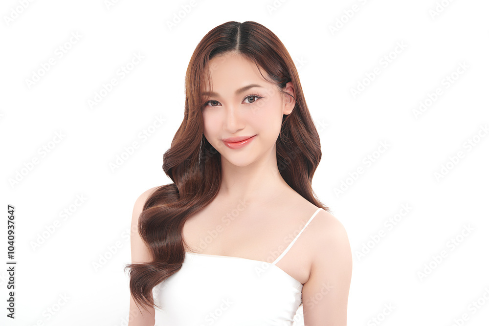 Beautiful young asian woman with clean fresh skin on white background, Face care, Facial treatment, Cosmetology, beauty and spa, Asian women portrait. Beautiful young asian woman with clean fresh skin on white background, Face care, Facial treatment, Cosmetology, beauty and spa, Asian women portrait.