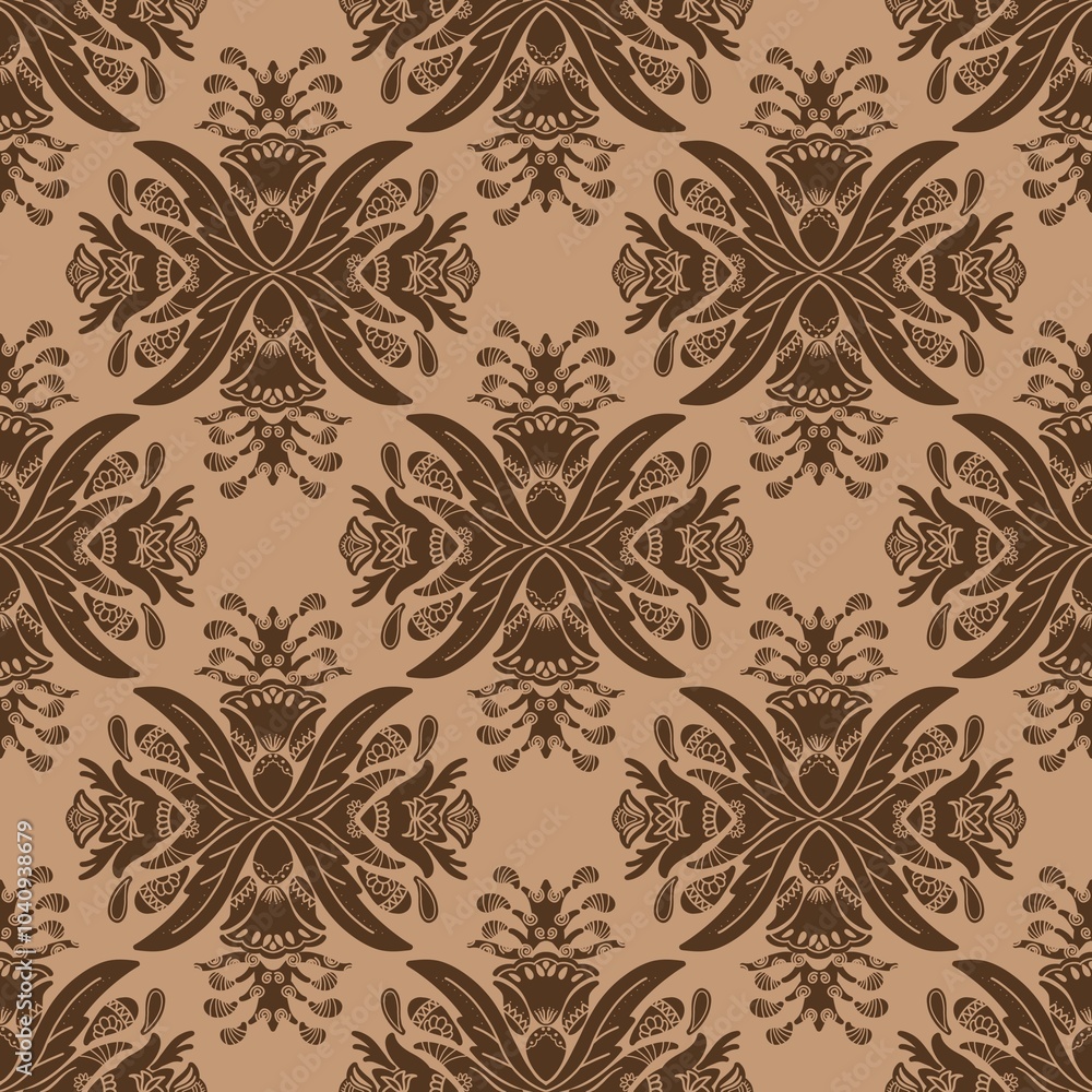 seamless damask pattern seamless damask pattern