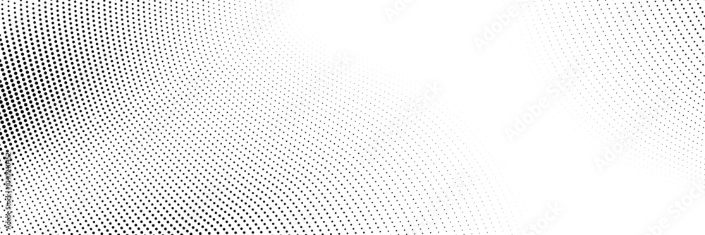 Dotted gradient halftone background. Horizontal seamless dots pattern in pop art style. Abstract modern stylish texture. Vector illustration. Dotted gradient halftone background. Horizontal seamless dots pattern in pop art style. Abstract modern stylish texture. Vector illustration.
