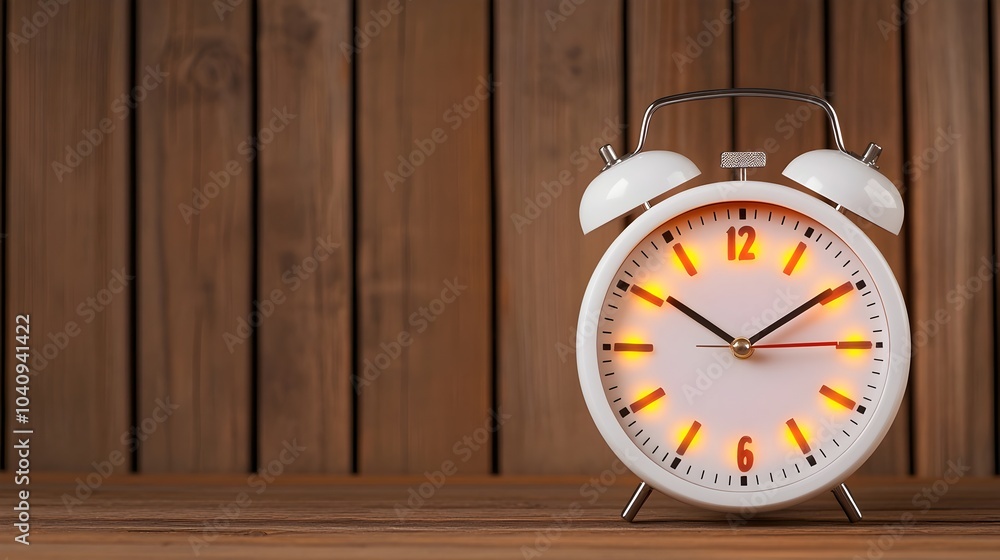 Innovative Solar Powered Alarm Clock with Glowing Bokeh Effect Enhances Green Energy Focus in Innovative Solar Powered Alarm Clock with Glowing Bokeh Effect Enhances Green Energy Focus in
