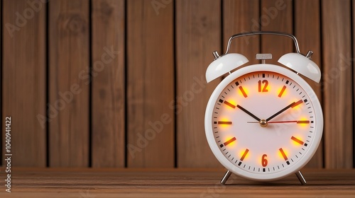 Wallpaper Mural Innovative Solar Powered Alarm Clock with Glowing Bokeh Effect Enhances Green Energy Focus in Torontodigital.ca