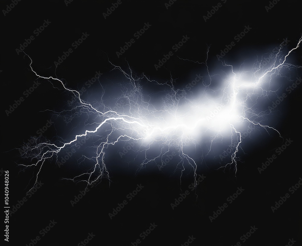 Nature scene of a thunderstorm with lightning, presented on a black PNG backdrop. Nature scene of a thunderstorm with lightning, presented on a black PNG backdrop.