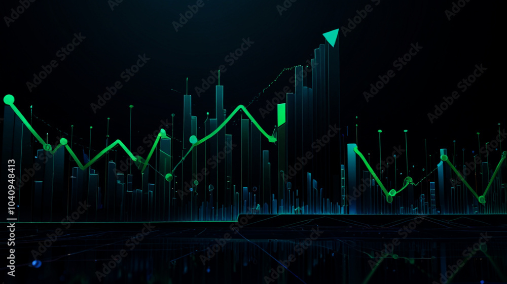 Abstract Digital Green Soundwave Visualization - Futuristic Audio Waveform Illustration with High-Contrast, Technology, and Frequency Elements, Perfect for Music, Data, and Digital Audio Themes Abstract Digital Green Soundwave Visualization - Futuristic Audio Waveform Illustration with High-Contrast, Technology, and Frequency Elements, Perfect for Music, Data, and Digital Audio Themes