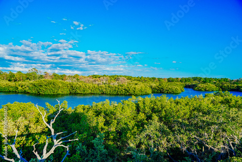 Wall Springs Park and Pinellas Trail in Palm Harbor, Tarpon Springs and Gulf of Mexico photo