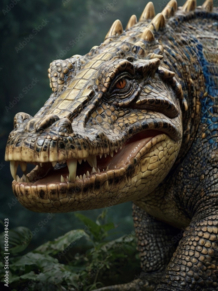 Fototapeta premium a jungle hunter reptile