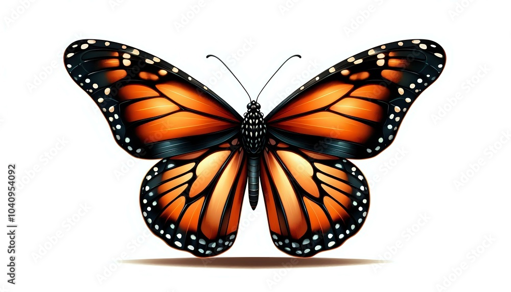 Vibrant Monarch Butterfly with Detailed Wing Patterns
Vibrant Monarch Butterfly with Detailed Wing Patterns