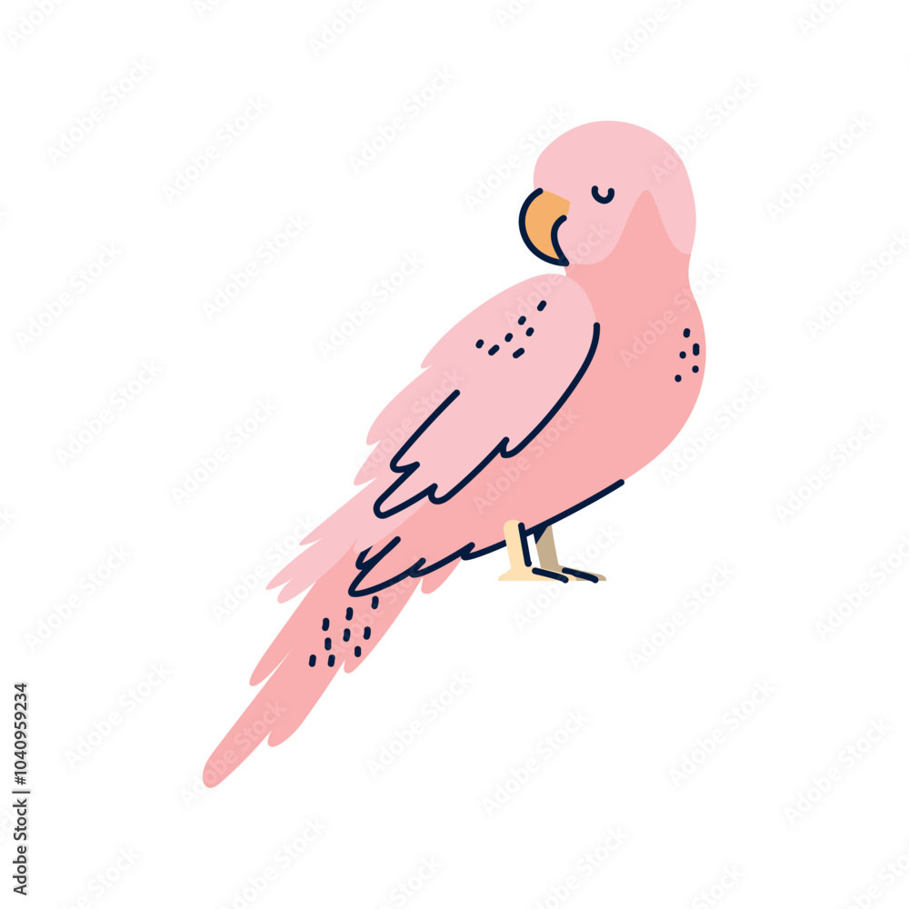Bird vector image icon with white background Bird vector image icon with white background