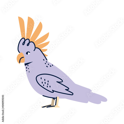 Bird vector image icon with white background
