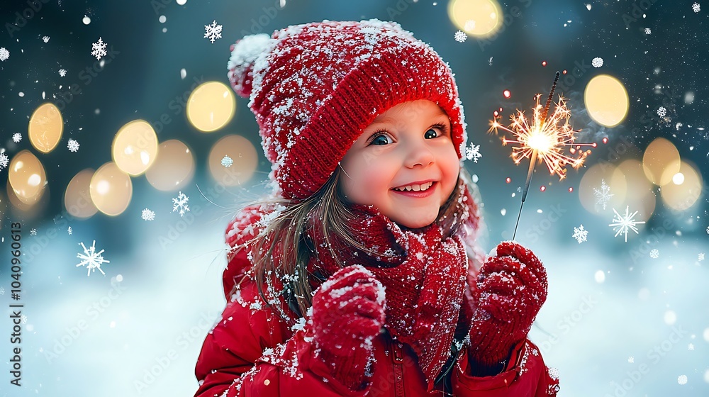 Winter Wonderland: Sparkling Lights and Joyful Smiles Winter Wonderland: Sparkling Lights and Joyful Smiles