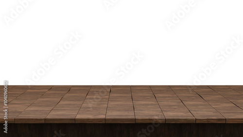 A close-up shot of a wooden surface with a transparent background. PNG file