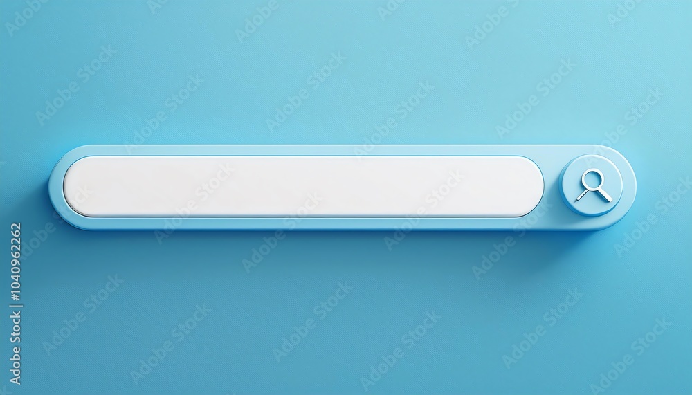 A minimalist, light blue input field on a matching background, inviting users to enter text or search. A minimalist, light blue input field on a matching background, inviting users to enter text or search.