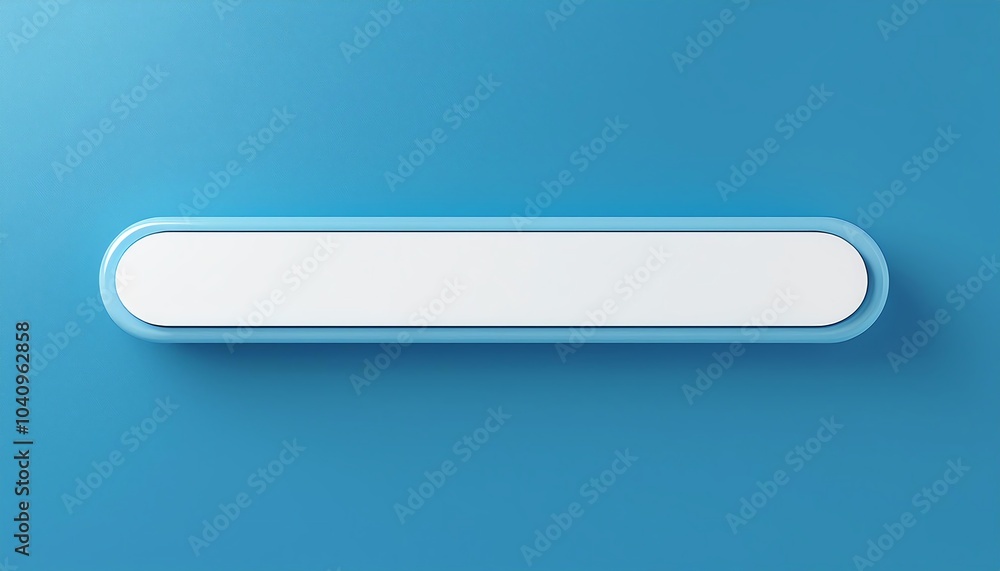 A minimalist, blank label or sign on a blue background, suitable for customization or branding purposes. A minimalist, blank label or sign on a blue background, suitable for customization or branding purposes.