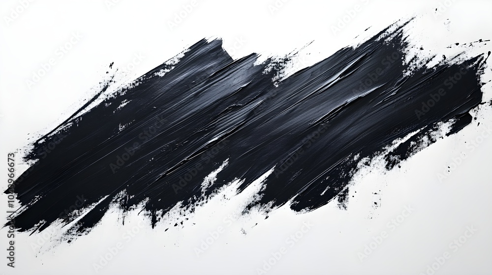 Artistic background of sweeping black brushstrokes on a white canvas, creating a dynamic texture with open space for bold text placement Artistic background of sweeping black brushstrokes on a white canvas, creating a dynamic texture with open space for bold text placement