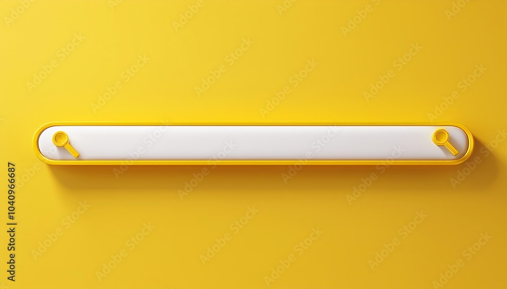A sleek, minimalist light fixture against a bright yellow background, showcasing modern design with clean lines and vibrant color. A sleek, minimalist light fixture against a bright yellow background, showcasing modern design with clean lines and vibrant color.