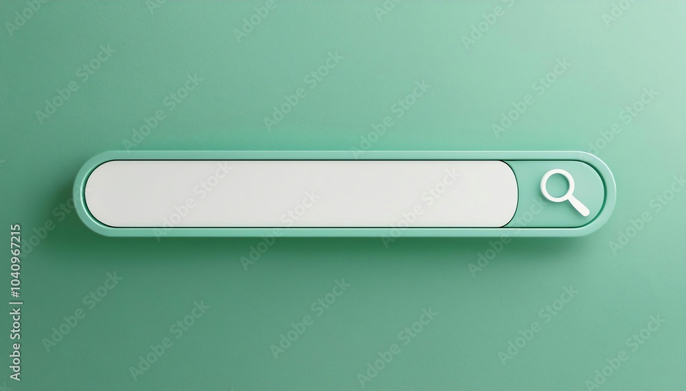 A minimalist search bar on a green background, symbolizing online searching and exploration. A minimalist search bar on a green background, symbolizing online searching and exploration.