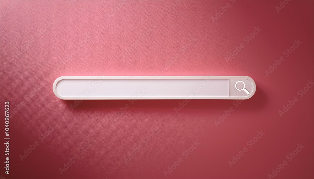 A minimalistic search bar on a textured pink background, emphasizing simplicity and modern design. A minimalistic search bar on a textured pink background, emphasizing simplicity and modern design.