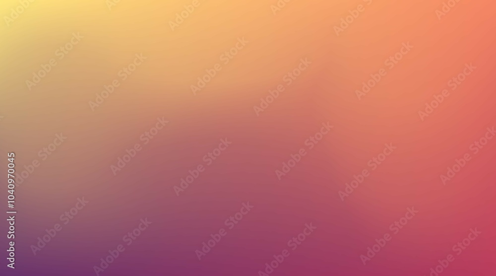 A smooth gradient background transitioning from golden yellow to orange, then into vibrant maroon, and finally fading into dark purple creates a striking visual contrast. A smooth gradient background transitioning from golden yellow to orange, then into vibrant maroon, and finally fading into dark purple creates a striking visual contrast.