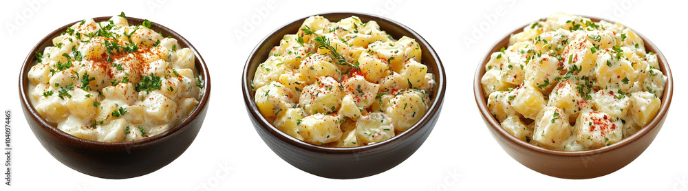 Realistic pasta salad in a bowl isolated on transparent PNG perfect for picnic-themed designs or food illustrations. Realistic pasta salad in a bowl isolated on transparent PNG perfect for picnic-themed designs or food illustrations.