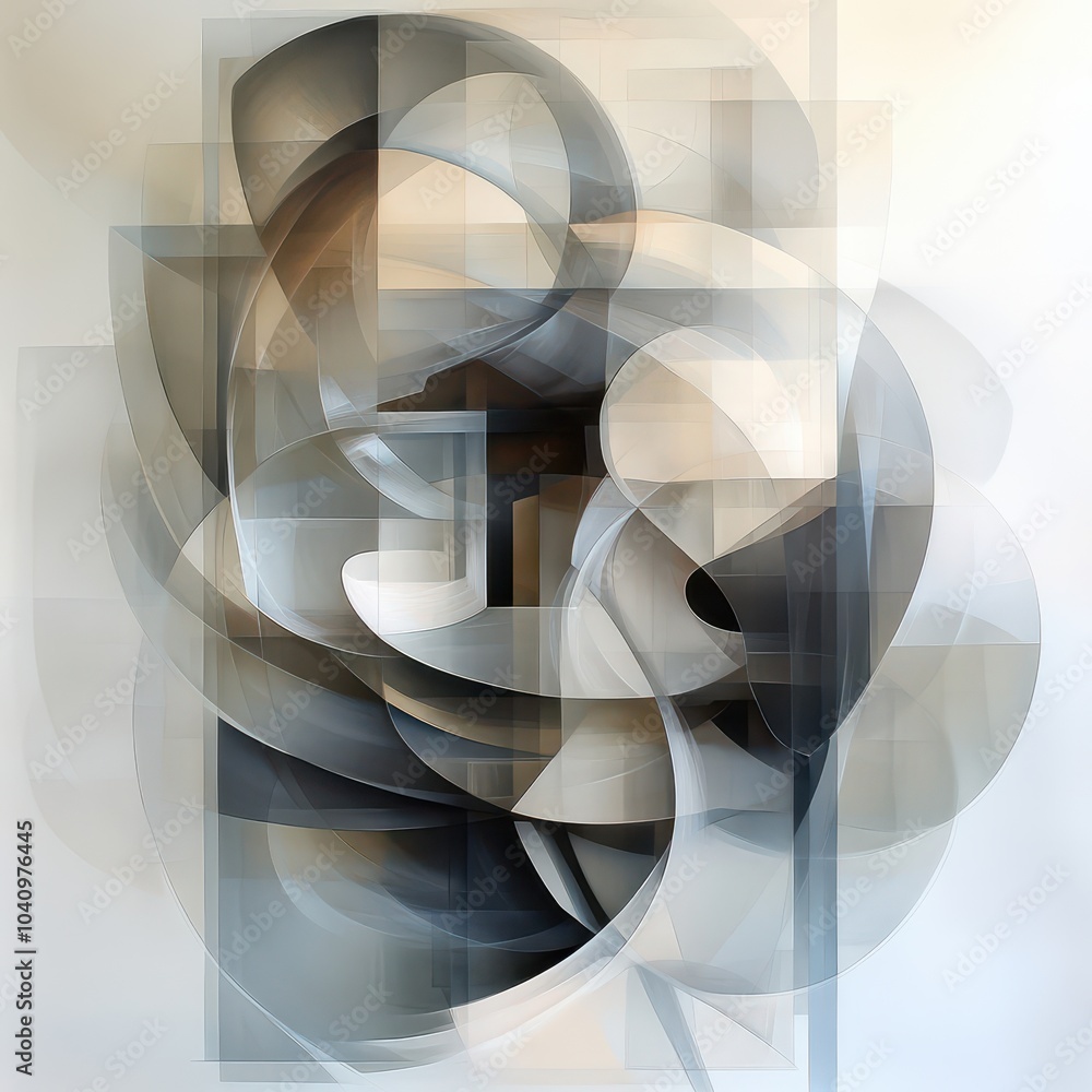 Fototapeta premium Abstract Geometric Composition