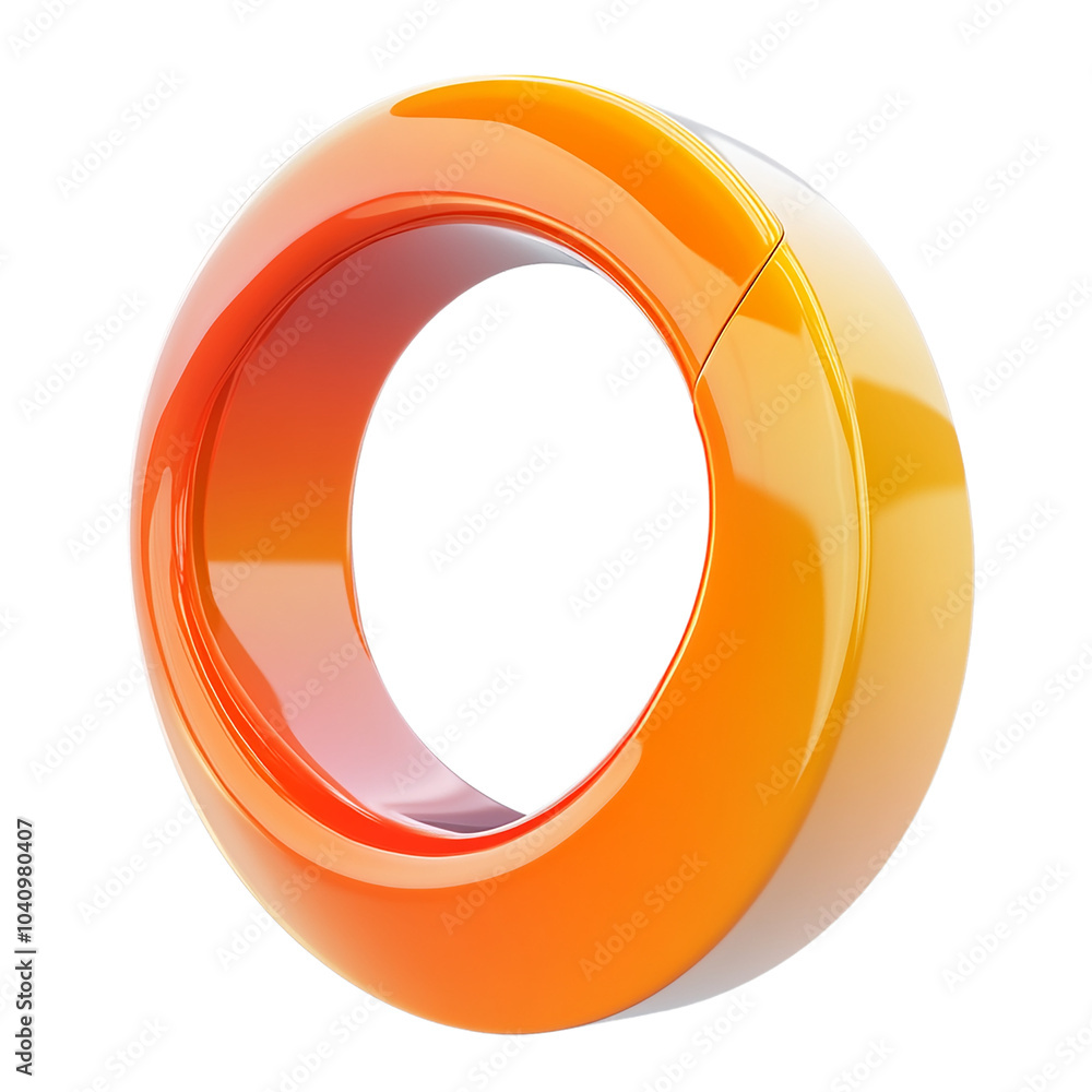 Vibrant Orange Abstract Circular Design Vibrant Orange Abstract Circular Design
