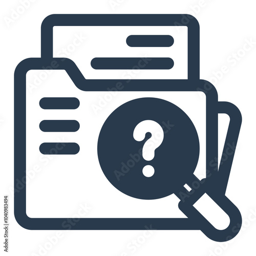 Folder with Question Mark Document