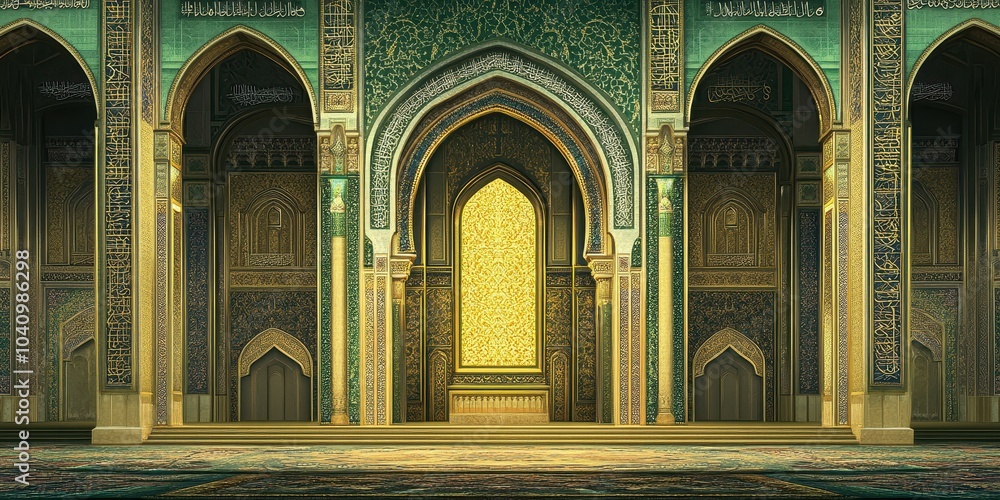 Obraz premium Interior of the Grand Mosque
