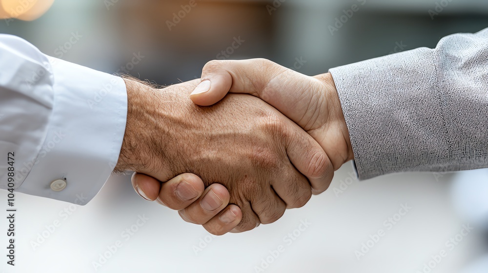 Two hands shaking firmly, symbolizing a business promise or agreement, handshake promise, business trust Two hands shaking firmly, symbolizing a business promise or agreement, handshake promise, business trust