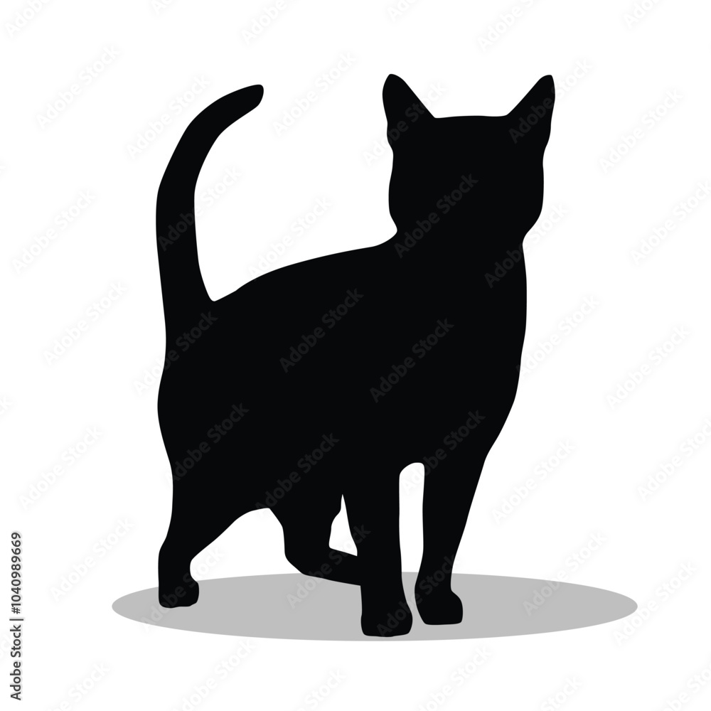 Bengal Cat silhouette illustration Design Bengal Cat silhouette icon Bengal Cat silhouette illustration Design Bengal Cat silhouette icon