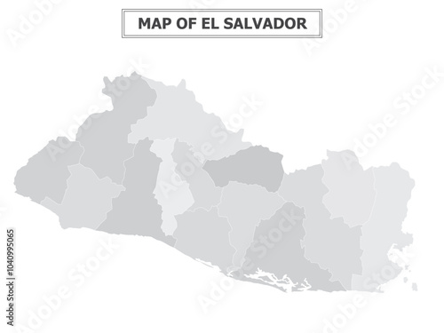 Political map of country with capital, province or state capital, major cities and town.