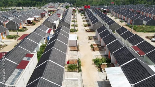 Infrastructure complex Cheap and subsidized housing area for Indonesian people with a middle economy as a residential area in indonesia