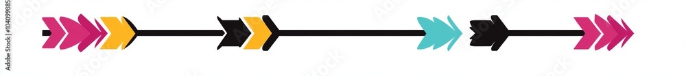 Sleek and modern design of arrows pointing to the right. Sleek and modern design of arrows pointing to the right.