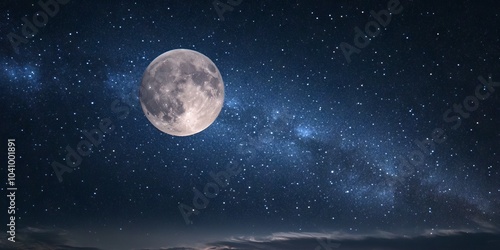 Ideal nighttime décor with a celestial view above.