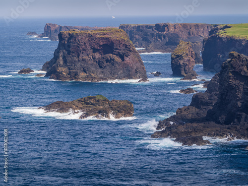 Cliffs at Eshaness Shetland photo