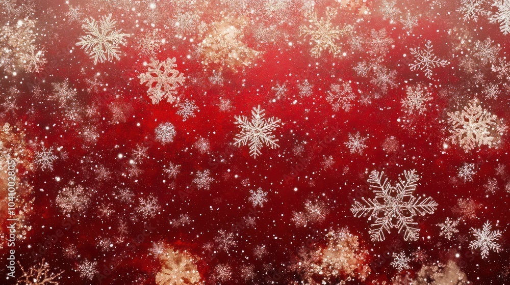 Celebrate the season with a festive red holiday background adorned with snowflakes, perfect for Christmas and winter celebrations. Spread joy and cheer with this stylish and vibrant design Celebrate the season with a festive red holiday background adorned with snowflakes, perfect for Christmas and winter celebrations. Spread joy and cheer with this stylish and vibrant design