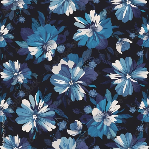 Background Seamless pattern Floral Flower Colourful Abstract photo