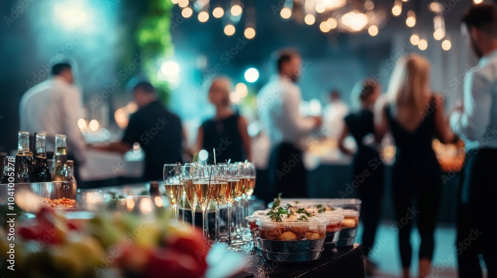 Professional event coordinators preparing for a major occasion. Professional event coordinators preparing for a major occasion.