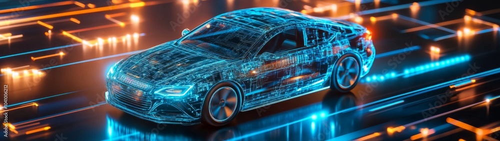 Obraz premium The global microchip shortage is significantly affecting the automobile sector.