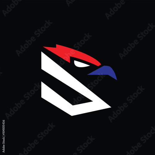 eagle logo with letter s combination photo