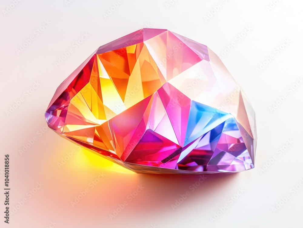 Colorful Diamond White Surface Colorful Diamond White Surface