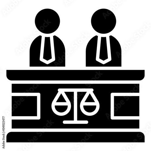 Jury  Icon Element For Design