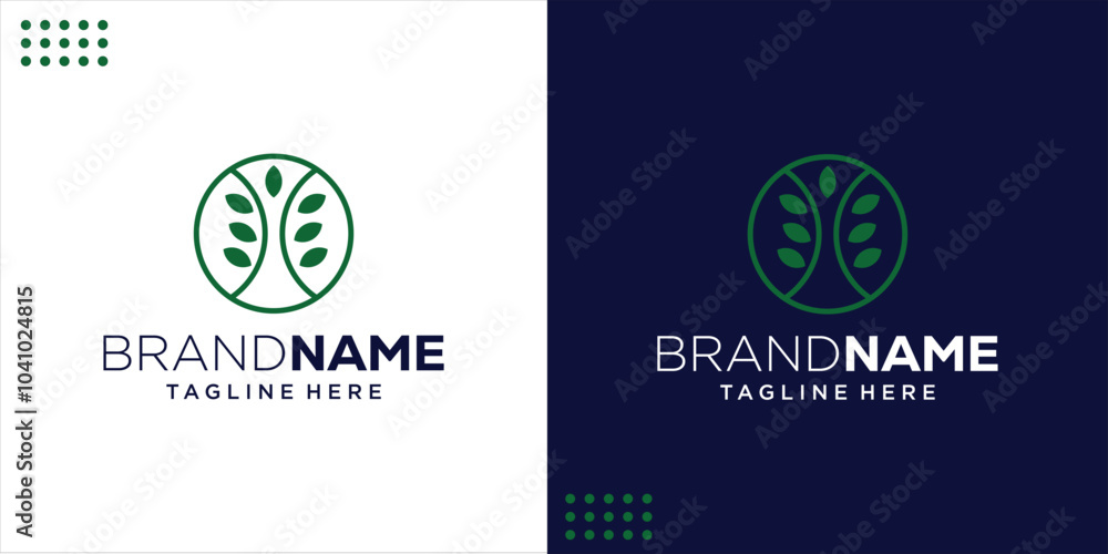 Fototapeta premium Creative Abstract Tree Logo, Design Inspiration, Illustration, Vector