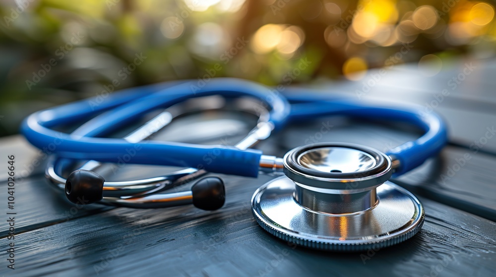 Closeup of a Stethoscope: Medical Equipment for Diagnosis Closeup of a Stethoscope: Medical Equipment for Diagnosis