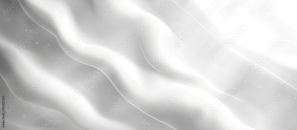 Naklejka premium White Fabric Draped Background