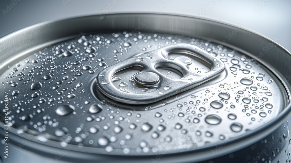 Close-up of a 330 ml aluminum drink can, smooth and reflective surface, isolated on white background, ideal for soda product advertisement, sleek aesthetic Close-up of a 330 ml aluminum drink can, smooth and reflective surface, isolated on white background, ideal for soda product advertisement, sleek aesthetic